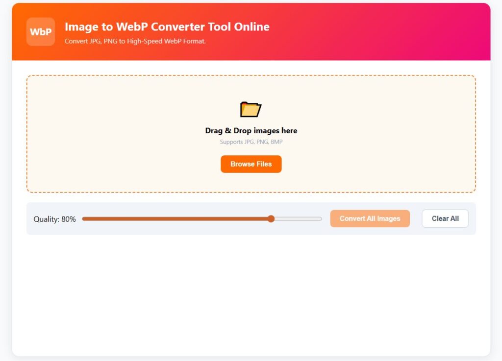 Image to WebP Converter Tool Online